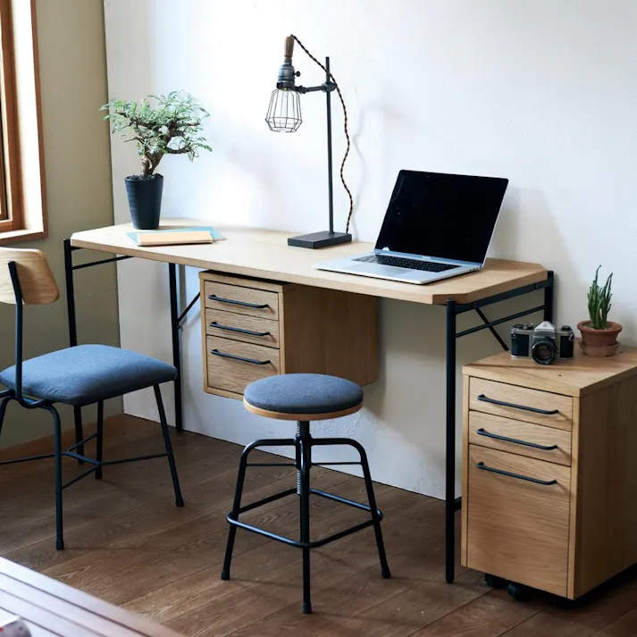 KOEKI 弘益 Mash MASH グラム デスク 140サイズ 組立品 広々 木製 組立簡単 シンプルデザイン ナチュラル インダストリアル おしゃれ 在宅ワーク GLMDK140【別送品】