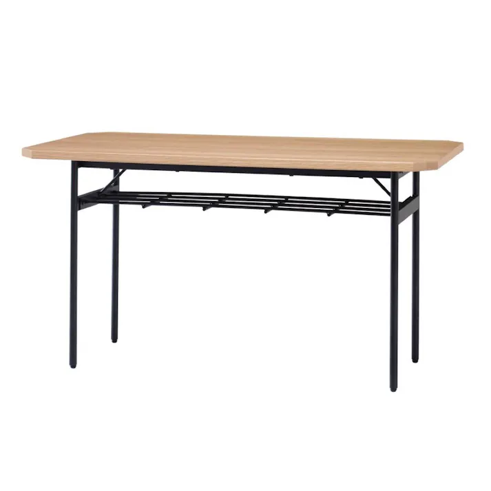 KOEKI 弘益 Mash MASH グラム LDテーブル 組立品 ダイニングテーブル 食卓テーブル ダイニングソファ 組立簡単 収納棚付き ナチュラル インダストリアル おしゃれ GLMLD120【別送品】