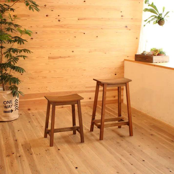 KOEKI 弘益 HangOut Jardin Stool 60 組立品 スツール 木製 コンパクト インテリグリーン 観葉植物 おしゃれ ハイスツール カウンターチェア MHO600ST【別送品】