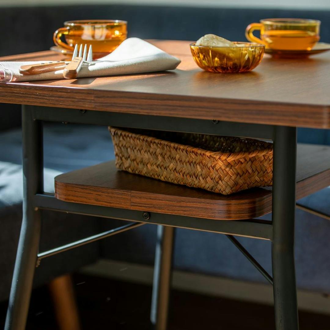 maki ダイニングテーブル テーブルは天然木突板仕様のダイニング3点セット ダイニングセット 2人