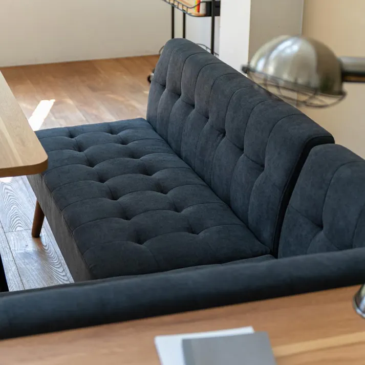 KOEKI 弘益 Mash MASH ミルド 2Pソファ 簡易組立 ソファー 2人掛け 布張り ダイニング ナチュラル おしゃれ カフェ風 一人暮らし MLDLS001MGR【別送品】