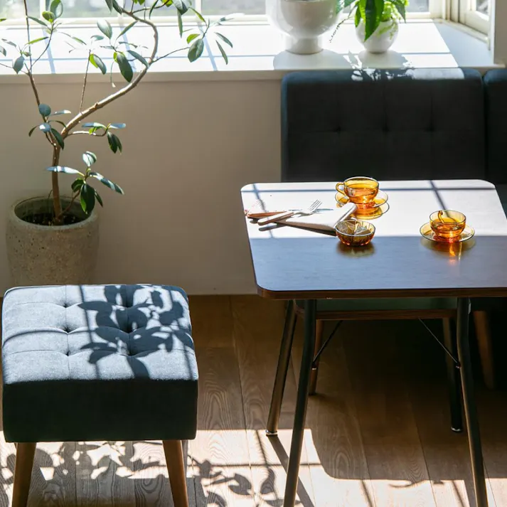 KOEKI 弘益 Mash MASH ミルド オットマン 簡易組立 ソファー 布張り ダイニングソファ ナチュラル おしゃれ カフェ風 省スペース 一人暮らし MLDLS001ODBL【別送品】