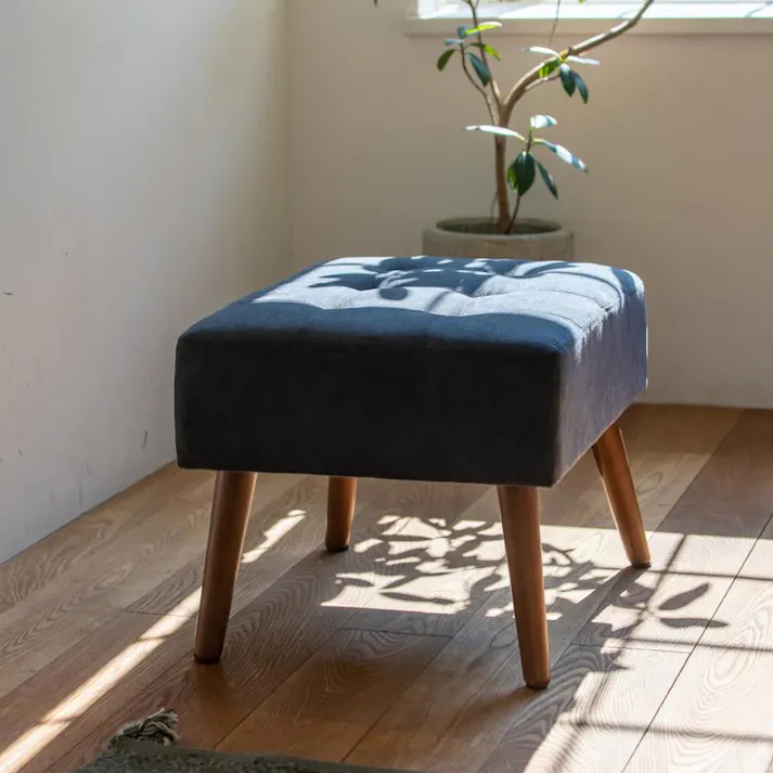 KOEKI 弘益 Mash MASH ミルド オットマン 簡易組立 ソファー 布張り ダイニングソファ ナチュラル おしゃれ カフェ風 省スペース 一人暮らし MLDLS001ODBL【別送品】