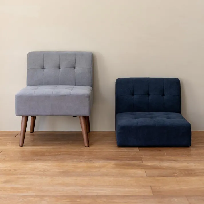 KOEKI 弘益 Mash MASH ミルド 1Pソファ 簡易組立 ソファー 1人掛け 布張り ダイニング ナチュラル おしゃれ カフェ風 一人暮らし MLDLS001SGR【別送品】