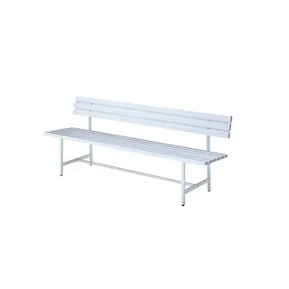 KOEKI 弘益 UTILITY ALB-5 アルミベンチ 180×50.5×70(座高39.5) 組立品 アルミ製 防サビ 屋内外対応 軽量 背もたれ付き イベント 公共施設 学校 ALB5【別送品】