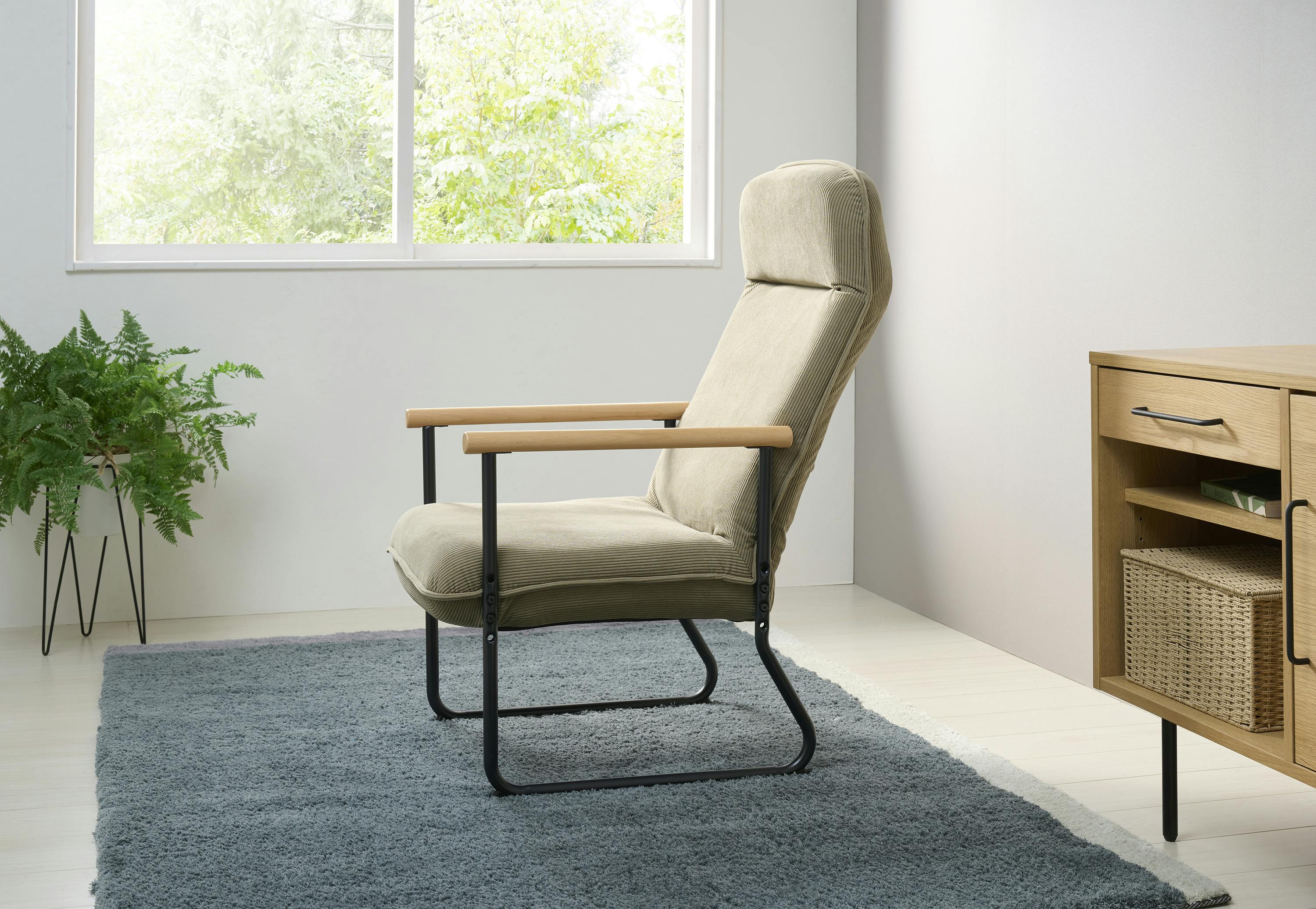 KOEKI 弘益 UTILITY ENKEL-1(BE) エンケル リクライニングチェア 57.5