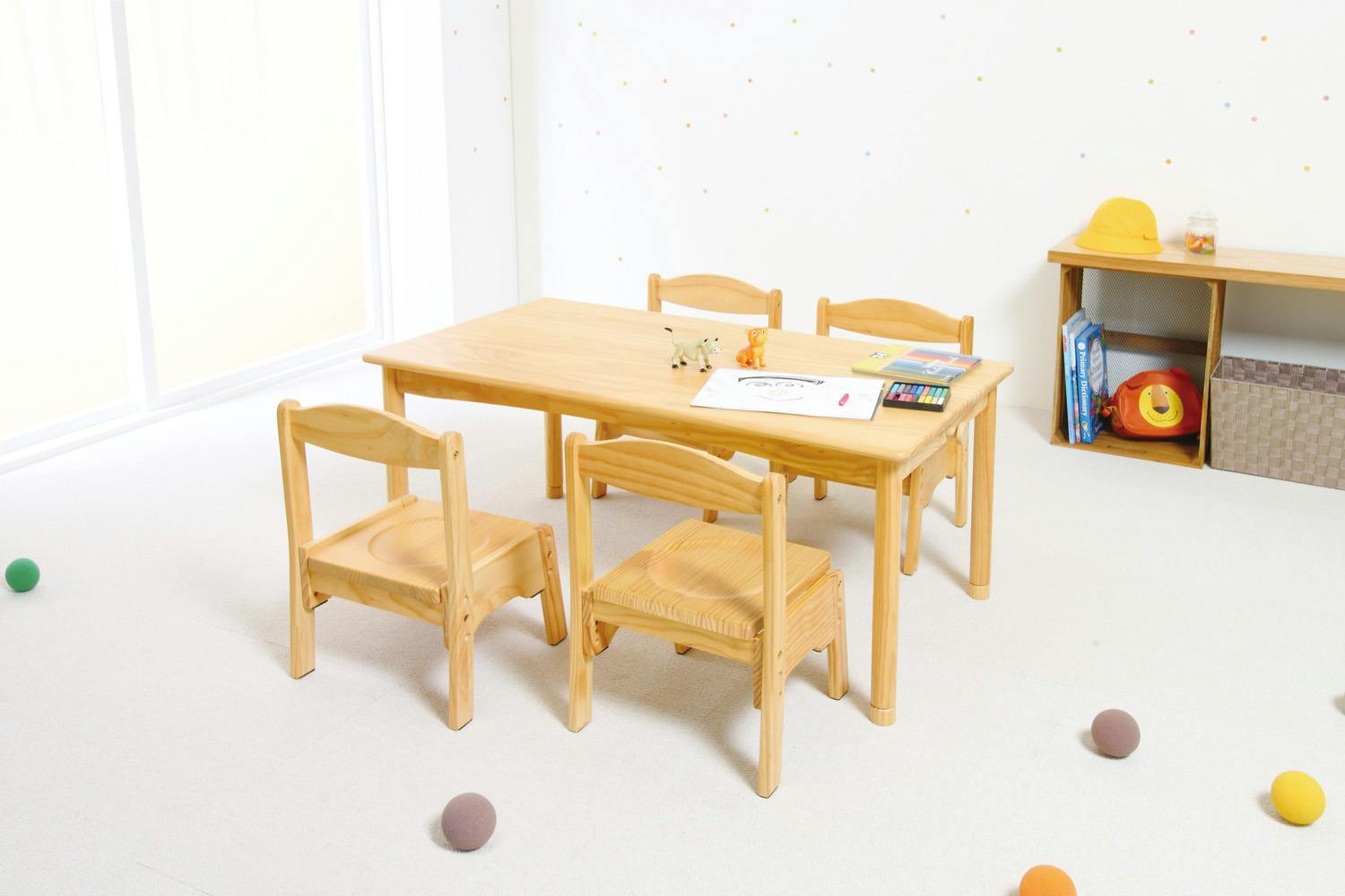 テーブル 弘益 ファミリア キッズテーブル ナチュラル FAM-T90(NA) 弘益 ファミリア キッズテーブル ナチュラル 弘益 FAM-T60(NA
