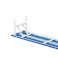 KOEKI 弘益 UTILITY FB-4S(BL) バネ脚折り畳みカラーベンチ ブルー 150.5×41.5×40 折畳時:150.5×41.5×7 完成品 防サビ 屋内外対応 コンパクト 省スペース レンタル イベント 防災 仮設現場 FB4SBL【別送品】