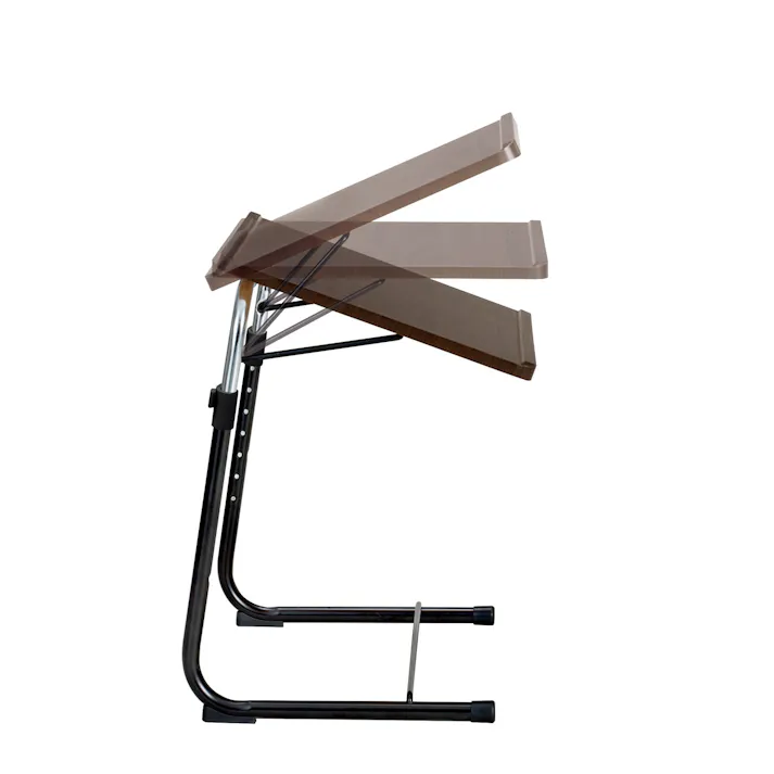 KOEKI 弘益 UTILITY FLS-1(NA) フォールディングサイドテーブル 55.5×39-46×56.5-89 折畳時:55.5×5×63 天板サイズ:50×40 組立品 折りたたみ式 高さ調整 角度調整 組立簡単 ソファサイド ベッドサイド FLS1NA【別送品】