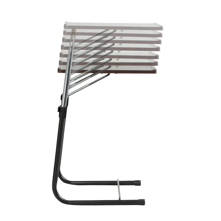 KOEKI 弘益 UTILITY FLS-1(NA) フォールディングサイドテーブル 55.5×39-46×56.5-89 折畳時:55.5×5×63 天板サイズ:50×40 組立品 折りたたみ式 高さ調整 角度調整 組立簡単 ソファサイド ベッドサイド FLS1NA【別送品】