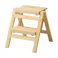 KOEKI 弘益 UTILITY FST-46(NA) 折り畳みステップチェア2段 43×50×47 折畳時:43×9.5×69 完成品 踏み台 折りたたみ踏み台 ステップスツール 室内用踏み台 木製 コンパクト 玄関 キッチン FST46NA【別送品】