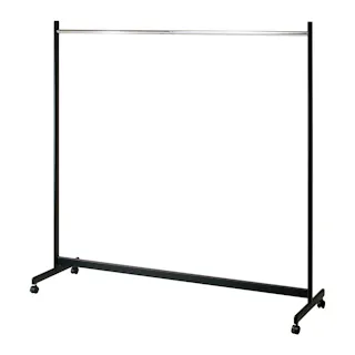 KOEKI 弘益 UTILITY HK-1600B コートハンガー(ブラック) ブラック 160×51.5×160 組立品 スチール製 耐荷重強 移動式 組立簡単 省スペース 耐久性 モダンデザイン 業務用 HK1600B【別送品】