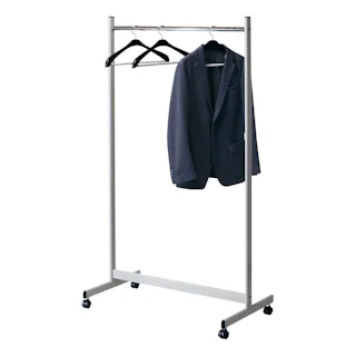 KOEKI 弘益 UTILITY HK-900 コートハンガー クロームメッキ 90×51.5×160 組立品 スチール製 耐荷重強 移動式 組立簡単 省スペース 耐久性 モダンデザイン 業務用 HK900【別送品】