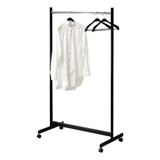 KOEKI 弘益 UTILITY HK-900B コートハンガー(ブラック) ブラック 90×51.5×160 組立品 スチール製 耐荷重強 移動式 組立簡単 省スペース 耐久性 モダンデザイン 業務用 HK900B【別送品】