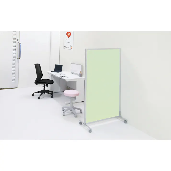 KOEKI 弘益 UTILITY HP-330LG(LB) ワークスツール ライトブルー 37.5×37.5×42-52 組立品 キャスターチェア 丸椅子 合皮 背もたれ無し 省スペース オフィス クリニック 業務用 HP330LGLB【別送品】