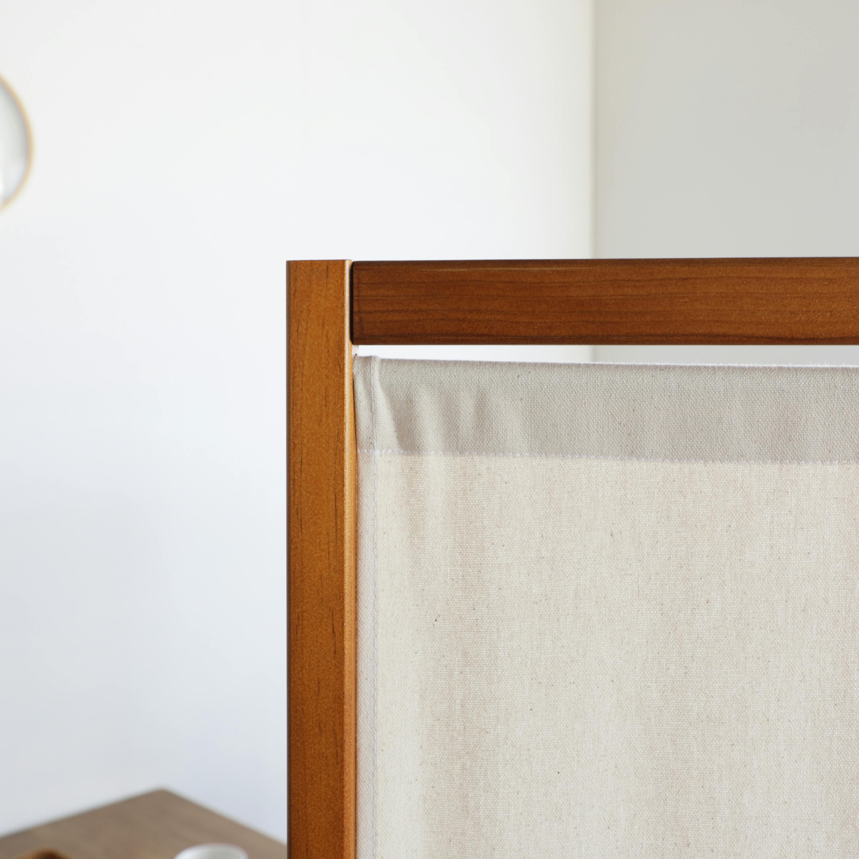 弘益 HT-4(BR) 木製スクリーン(帆布)4連 ブラウン メーカー直送 KOEKI 弘益 UTILITY HT-3(BR) 木製スクリーン(帆布)3連 44×2×150×3枚