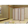 KOEKI 弘益 UTILITY JP-和風衝立4連ひかり 和風衝立 45×2×150×4枚 折畳時:45×150×8.5 完成品 パーテーション 目隠し 簡単設置 自立型 折りたたみ 間仕切り対応 和室 旅館 JP4BR【別送品】
