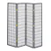 KOEKI 弘益 UTILITY JP-M180-4(BK) 和風衝立4連 45×2×180×4枚 折畳時:45×180×8.5 完成品 パーテーション 目隠し 簡単設置 自立型 折りたたみ 間仕切り対応 和室 旅館 JPM1804BK【別送品】