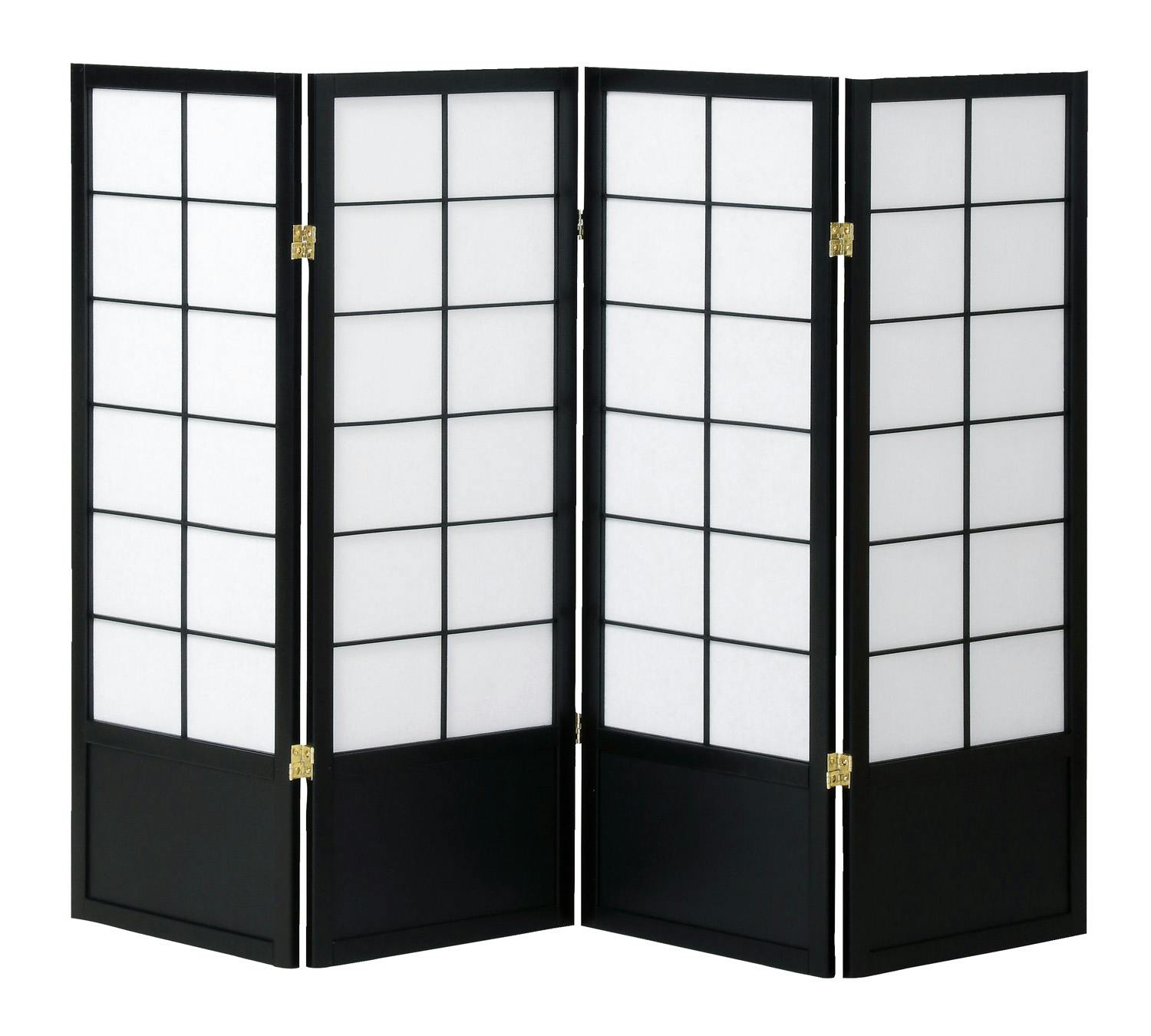 弘益 UTILITY JP-S120-4(BK) 和風衝立4連 幅45×奥行2×高さ120cm×4枚 折畳時:幅45×高さ120×t8.5cm 完成品 JPS 間仕切り・パーテーション 弘益 UTILITY JP-S120-4(BK) 和風衝立4連 幅45×奥行2×高さ120cm×4枚 折畳時:幅45×高さ120×t8.5cm 完成品 JPS 間仕切り・パーテーション