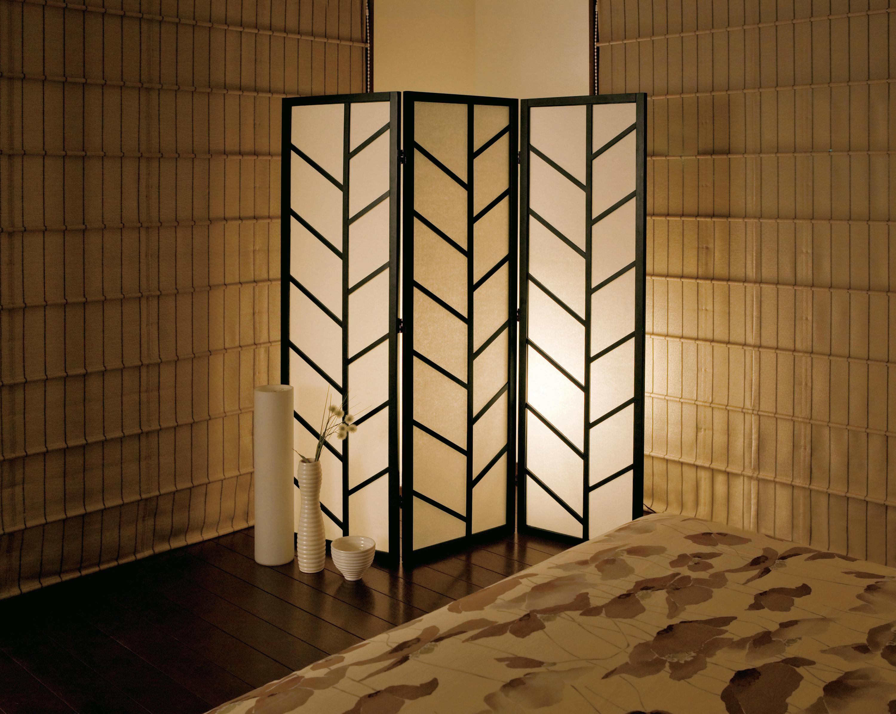 KOEKI 弘益 UTILITY JP-Y300-3(BR) 衝立3連 44×2×150×3枚 折畳時：44