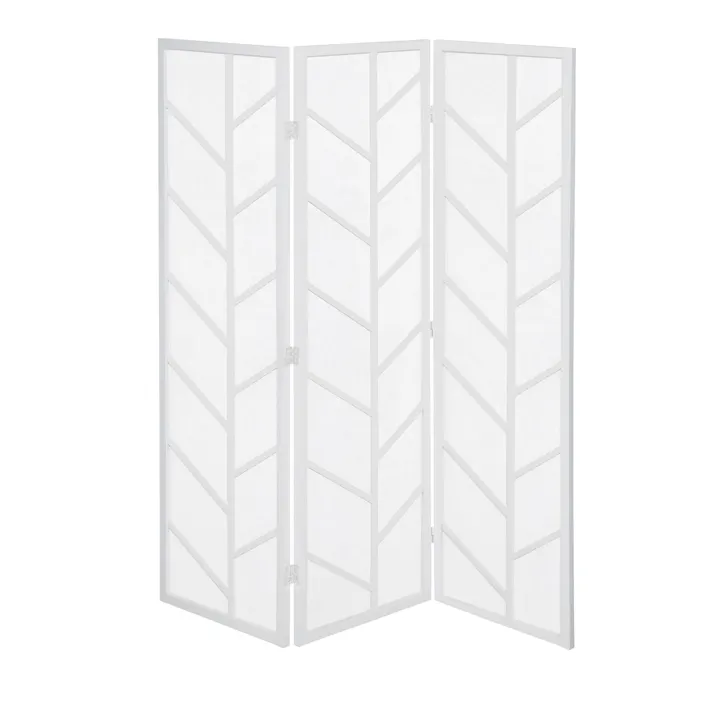 KOEKI 弘益 UTILITY JP-Y300-3(WH) 衝立3連 44×2×150×3枚 折畳時:44×150×6 完成品 パーテーション 目隠し 簡単設置 自立型 折りたたみ 間仕切り対応 モダンデザイン JPY3003WH【別送品】