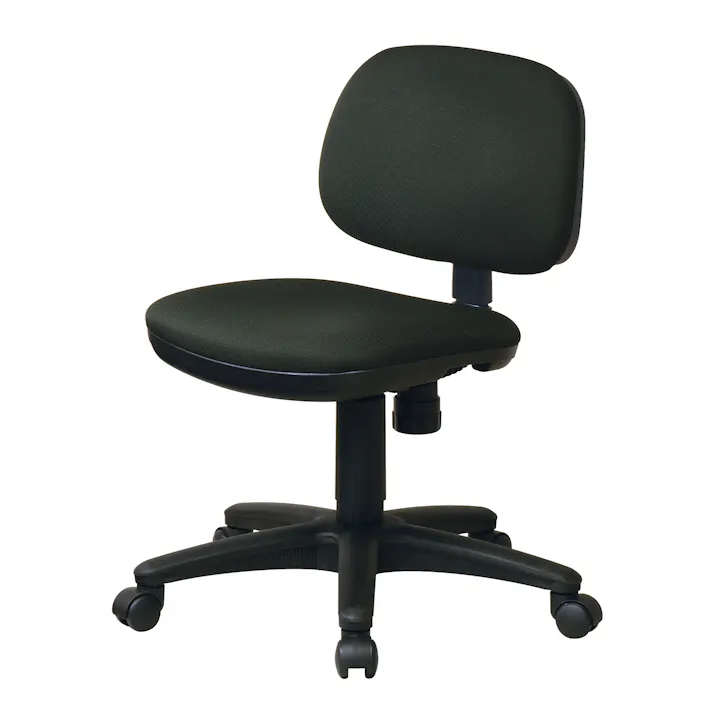 KOEKI 弘益 UTILITY K-928(BK) オフィスチェア ブラック 44×53×74.5-87.5(座高42.5-55.5) 組立品 ワークチェア デスクチェア モールドウレタン 肘なし ロッキング 受付 塾 在宅ワーク K928BK【別送品】