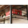 KOEKI 弘益 UTILITY KR-930(BR) ルナ キッチンラック 93.5×45×180 組立品 カップボード ゴミ箱上ラック レンジラック スチール製 可動棚 省スペース おしゃれ KR930BR【別送品】
