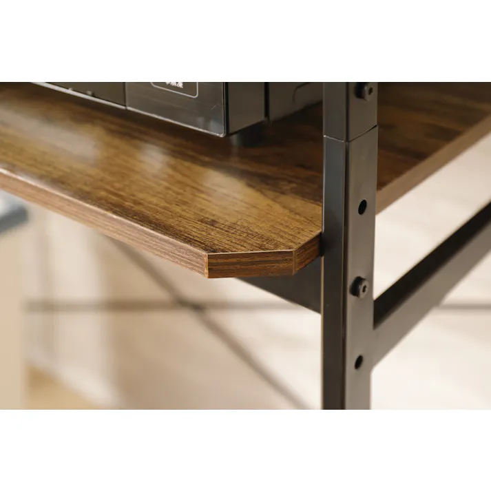 KOEKI 弘益 UTILITY KR-930(BR) ルナ キッチンラック 93.5×45×180 組立品 カップボード ゴミ箱上ラック レンジラック スチール製 可動棚 省スペース おしゃれ KR930BR【別送品】