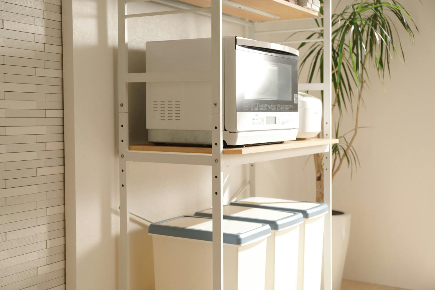 KOEKI 弘益 UTILITY KR-930(NA) ルナ キッチンラック 93.5×45×180 組立