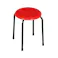 KOEKI 弘益 UTILITY 丸イス レッド φ32×42 完成品 丸椅子 スツール スタッキング コンパクト 業務用 店舗用 待合 MARUISURD【別送品】