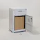 KOEKI 弘益 UTILITY MBX-1(WH) ローダ宅配ボックス 59×40×83(84) 投函口:32×3.5 収納ボックス(下)内寸:38.5×37×49 完成品 郵便ポスト ポストボックス 置き型 屋外設置 不在受取 インダストリアル おしゃれ MBX1WH【別送品】