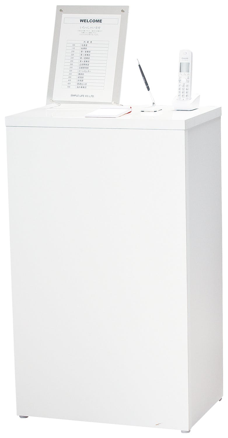 KOEKI 弘益 UTILITY MUD-640 受付台 ホワイト 60×40×100 有効内寸