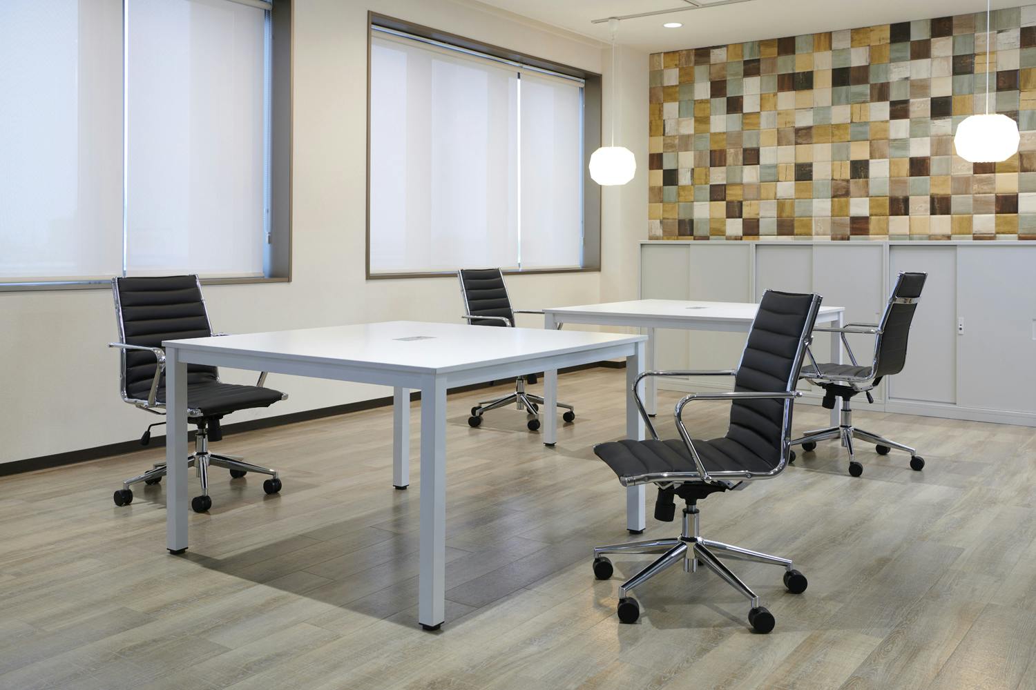 KOEKI 弘益 UTILITY PLC-120L オフィスチェア ブラック 60×59.5×90.5