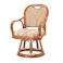 KOEKI 弘益 UTILITY R-390S ラタン回転椅子ミドルタイプ(SH390) 52×57×79(座高39) 完成品 籐椅子 和風チェア 軽量 安定感 通気性 和室 旅館 通気性 R390S【別送品】