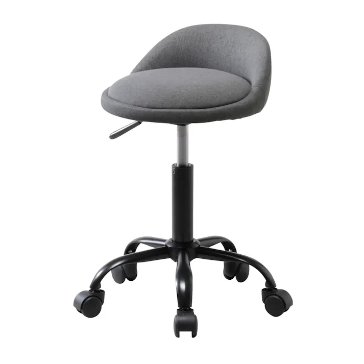 KOEKI 弘益 UTILITY RURU(DGR) ルル キャスターチェア 37.5×39.5×55-67(座高46-58) 組立品 デスクチェア カジュアルチェア 肘なし コンパクト シンプルモダン おしゃれ 受付 カウンター RURUDGR【別送品】