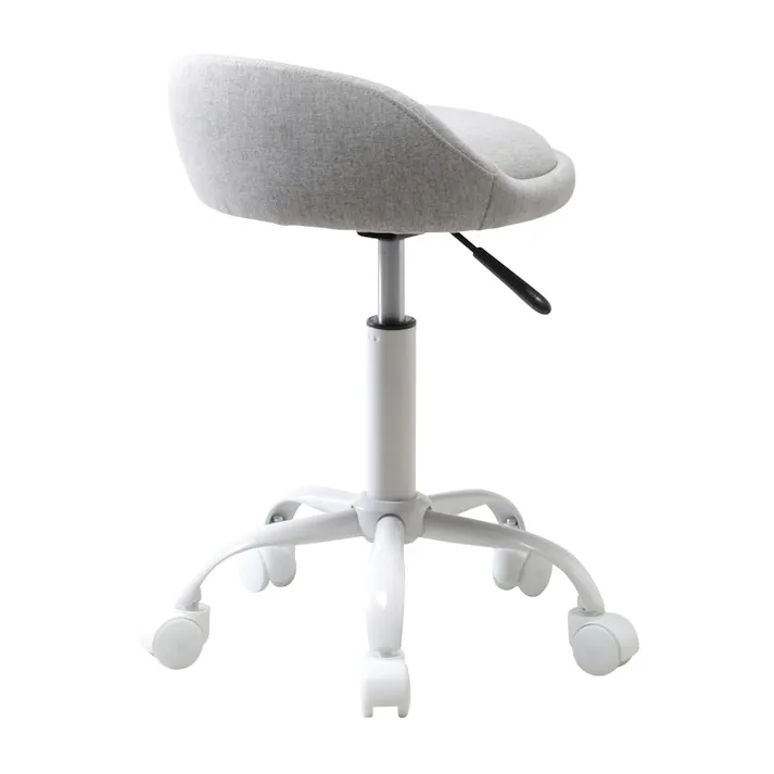 KOEKI 弘益 UTILITY RURU(LGR) ルル キャスターチェア 37.5×39.5×55-67(座高46-58) 組立品 デスクチェア カジュアルチェア 肘なし コンパクト シンプルモダン おしゃれ 受付 カウンター RURULGR【別送品】