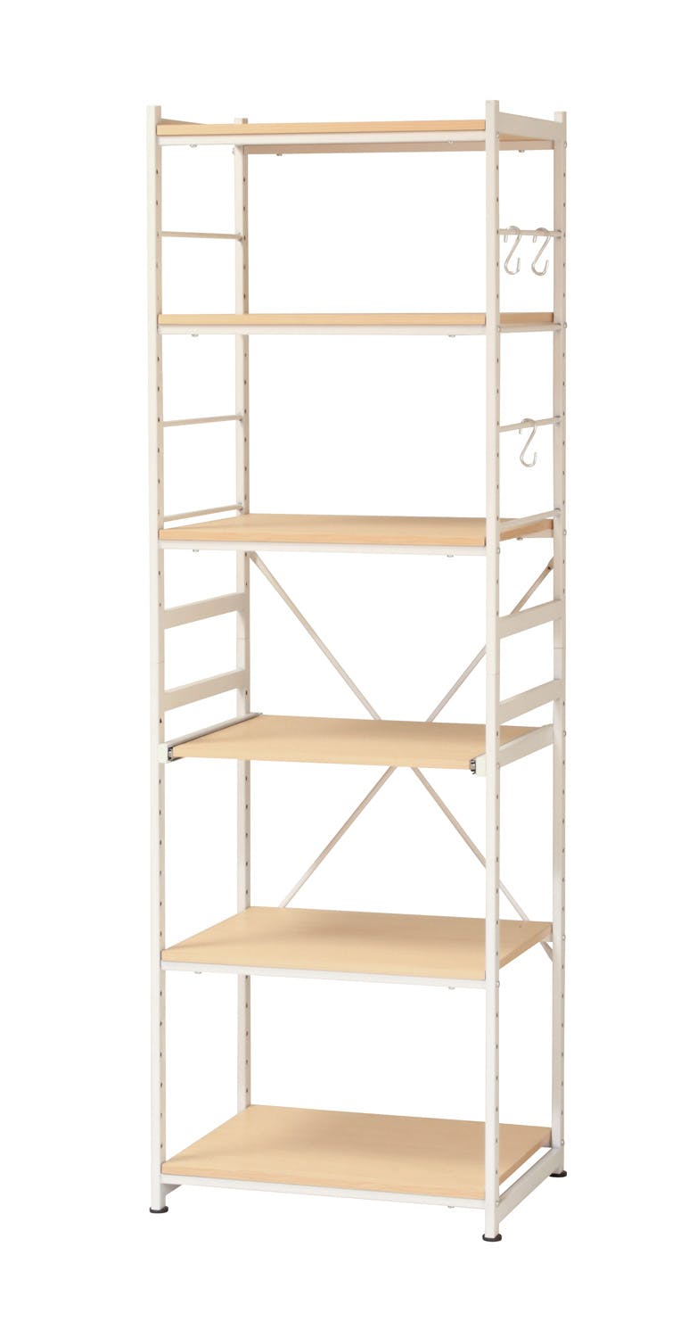 弘益 UTILITY SSR-58R(NA) サラスチールラック(レギュラータイプ) 幅58×奥行45×高さ180cm 組立品 SSR58RNA メタル製ラック 弘益 UTILITY SSR-58R(NA) サラスチールラック(レギュラータイプ) 幅58×奥行45×高さ180cm 組立品 SSR58RNA メタル製ラック