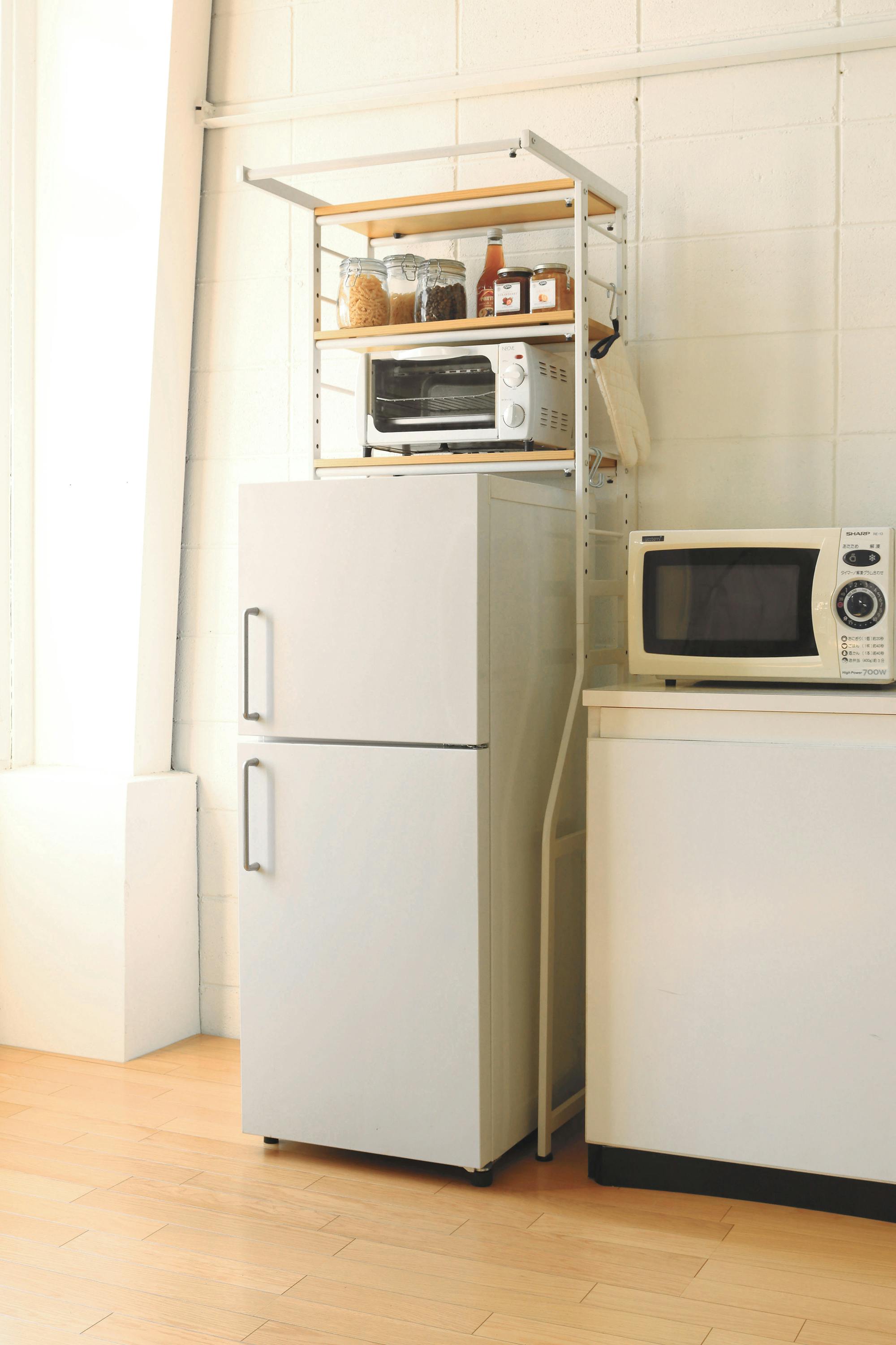 KOEKI 弘益 UTILITY STR-5018(NA) 伸縮ラック 棚板：55×25 組立