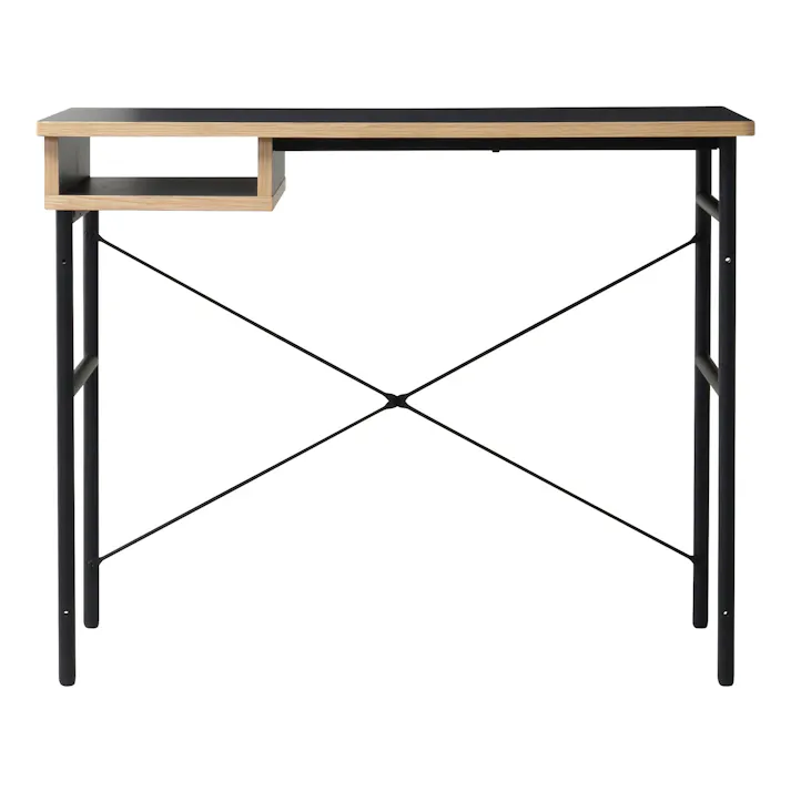 KOEKI 弘益 UTILITY STU-DB90 スタジオ デスク 90×45×72 組立品 学習机 収納棚付き お手入れ簡単 組立簡単 アジャスター付き モダンデザイン おしゃれ STUDB90【別送品】