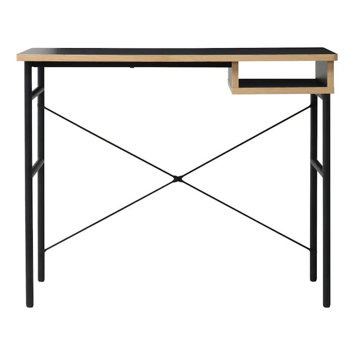 KOEKI 弘益 UTILITY STU-DB90 スタジオ デスク 90×45×72 組立品 学習机 収納棚付き お手入れ簡単 組立簡単 アジャスター付き モダンデザイン おしゃれ STUDB90【別送品】