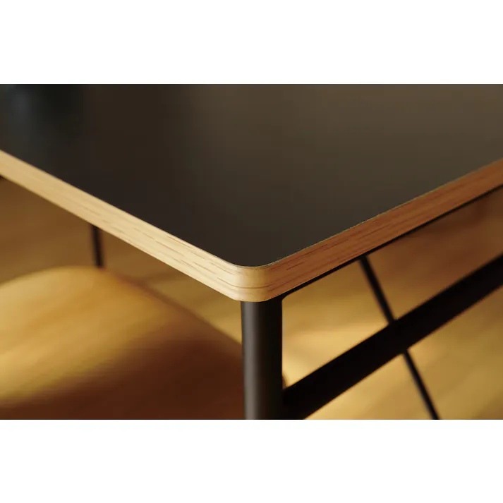 KOEKI 弘益 UTILITY STU-DB90 スタジオ デスク 90×45×72 組立品 学習机 収納棚付き お手入れ簡単 組立簡単 アジャスター付き モダンデザイン おしゃれ STUDB90【別送品】