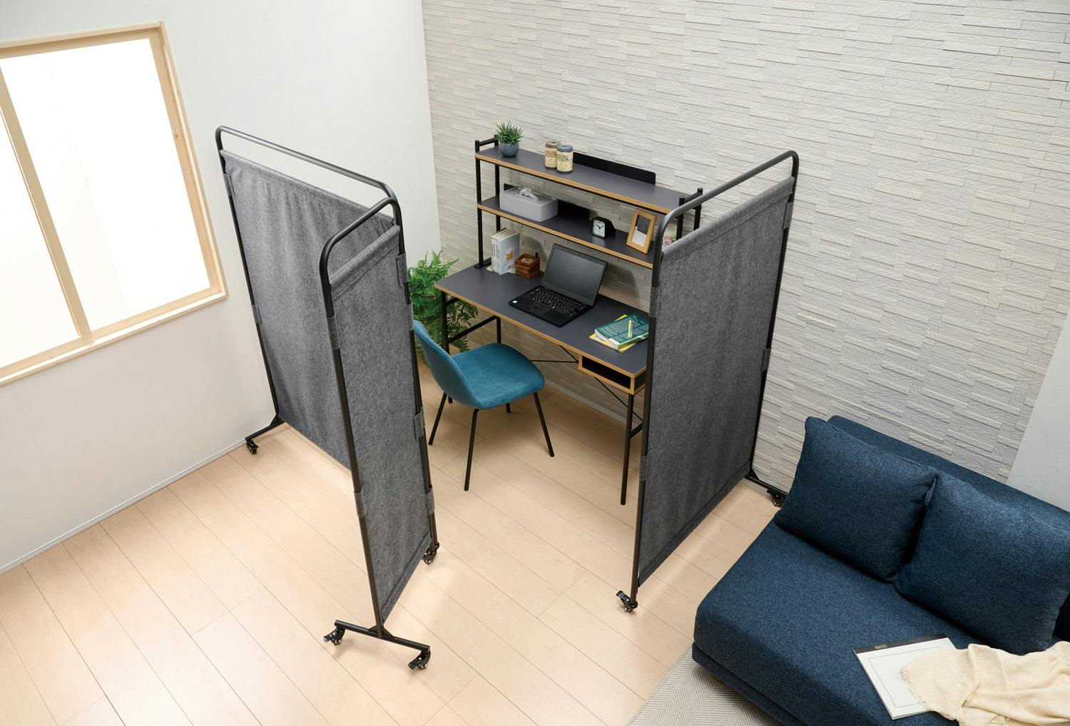 KOEKI 弘益 UTILITY STU-P90(GR) スタジオ パーティション 90×37