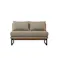 KOEKI 弘益 SIEVE 二人掛け ソファ ADR-LS004M Tron living dining sofa 2seater(BE) ベージュ 組立品 2人掛け ダイニングソファ ローソファ ヴィンテージ風 インダストリアル ADRLS004MBE【別送品】