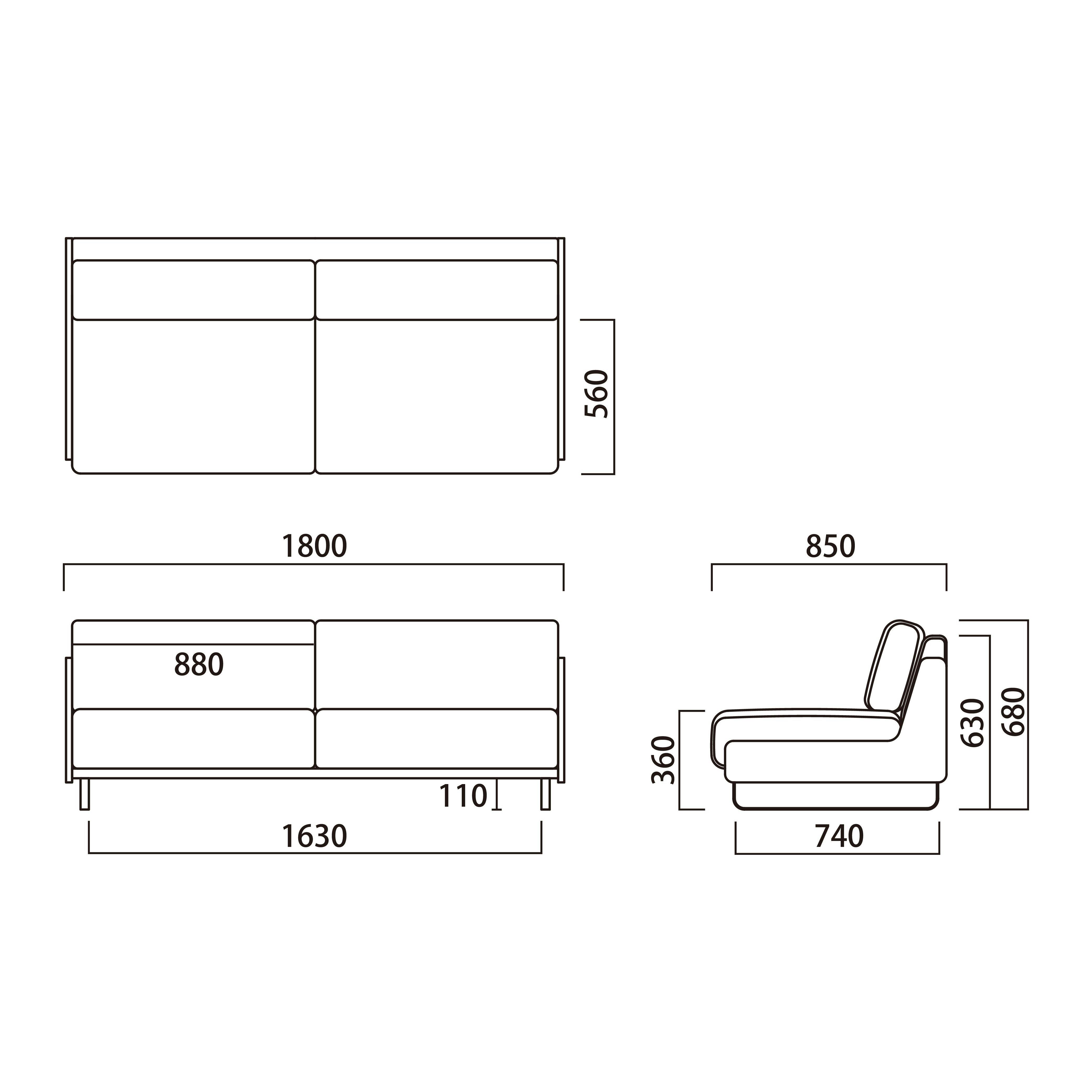 【ポニョ】ADRS Connie sofa wide 2seater ポニョ】ADRS Connie sofa wide 2seater ポニョ】ADRS Connie sofa