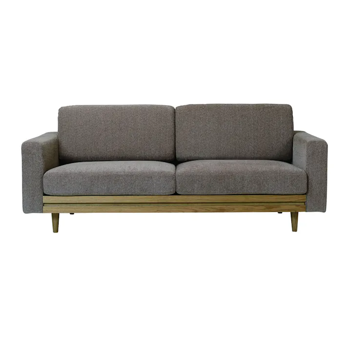 弘益 SIEVE 三人掛け ソファ ADR-SF006L Tina sofa 3seater(LBR) ライトブラウン 完成品 【4933178132463】 ADRSF006LLBR 【別送品】