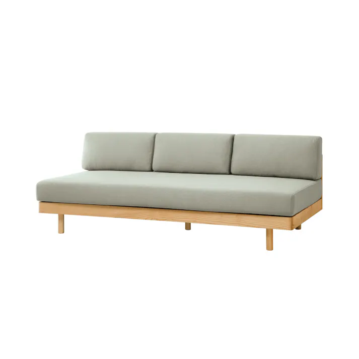 KOEKI 弘益 SIEVE デイベッド ソファ ALL-SF024 morning daybed sofa(LGR) ライトグレー 簡易組み立て 2人掛け 3人掛け ソファーベッド ペット対応生地 水洗い可能 ひっかきに強い ナチュラル 北欧風 ALLSF024LGR【別送品】