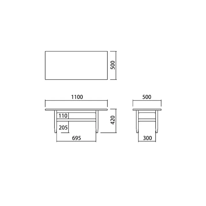 KOEKI 弘益 SIEVE センターテーブル SVE-CT005 stand center table(NA) ナチュラル 完成品 ローテーブル リビングテーブル 収納棚付き 木製 オーク材 ナチュラル 北欧風 SVECT005NA【別送品】