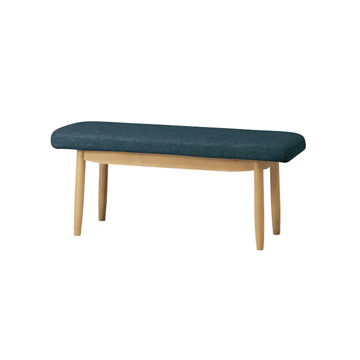 KOEKI 弘益 SIEVE ベンチ 椅子 SVE-DB004 saucer dining bench(BL) ブルー 完成品 ダイニングチェア SVEDB004BL【別送品】