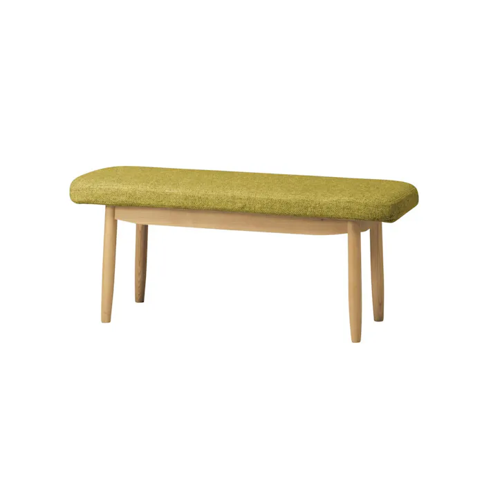 弘益 SIEVE ベンチ 椅子 SVE-DB004 saucer dining bench(GN) グリーン 完成品 【4933178081686】 SVEDB004GN 【別送品】