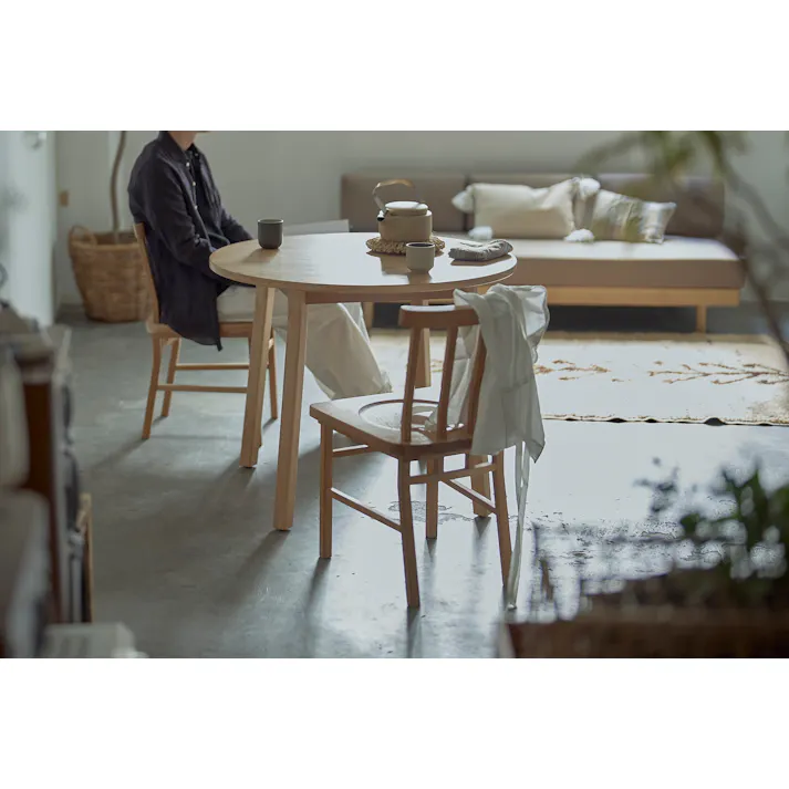 KOEKI 弘益 SIEVE 椅子 SVE-DC003F-PU merge dining chair(NA) ナチュラル 完成品 ダイニングチェア デスクチェア 板座 お手入れ簡単 木製 オーク材 ナチュラル 北欧風 SVEDC003FPUNA【別送品】